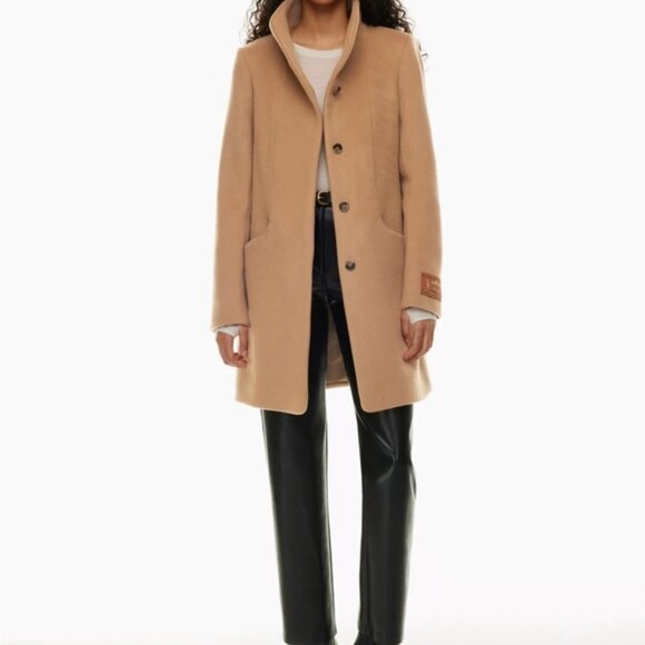 Aritzia Wilfred The Cocoon Wool Camel Coat s - Picture 2 of 15